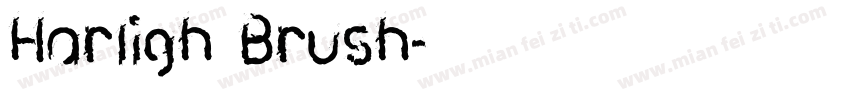 Harligh Brush字体转换